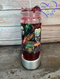 Image 3 of Michael, Jason, Freddy and It  Blood Drip Tumbler