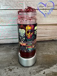 Image 5 of Michael, Jason, Freddy and It  Blood Drip Tumbler