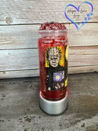 Image 1 of Hellraiser, Michael, Jason, and Freddy Blood Drip Tumbler