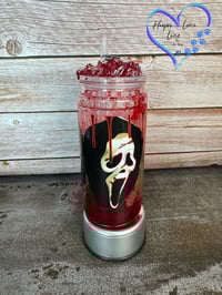 Image 8 of Michael, Jason, and Scream Blood Drip Tumbler