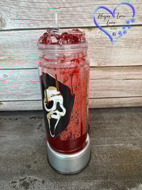 Image 9 of Michael, Jason, and Scream Blood Drip Tumbler