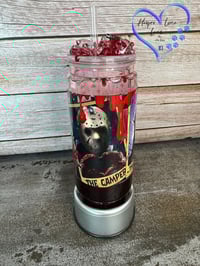 Image 4 of The Camper, The Slasher, The Dreamer Blood Drip Tumbler