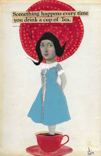 Image 1 of FOUR O'CLOCK TEA (2024) Original collage