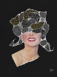 ALL DRESSED UP AND NOWHERE TO GO (2025) Original collage