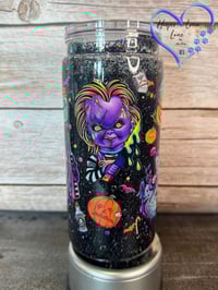 Image 1 of Noen Halloween Glitter Tumbler