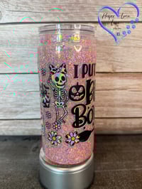Image 1 of I Put the Boo in Boujee Glitter Tumbler