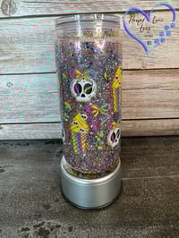 Image 5 of Skulls and Ice Cream Glitter Tumbler
