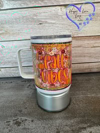 Image 1 of 10oz Fall Vibes Coffee Tumbler 