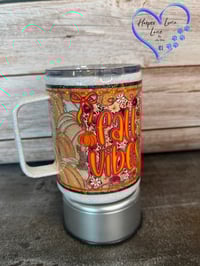 Image 3 of 10oz Fall Vibes Coffee Tumbler 