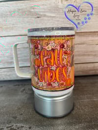 Image 5 of 10oz Fall Vibes Coffee Tumbler 