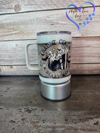 Image 7 of 100oz Haunt Cocoa and Scary Movies Coffee Tumbler 