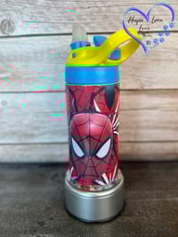 Image 8 of 12oz Spiderman Flip Lid Children's Tumbler