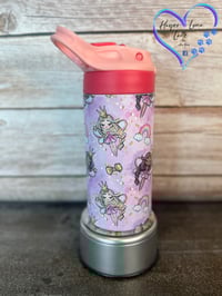 Image 1 of 12oz Fairy Princess Flip Lid Children's Tumbler
