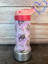 Image 3 of 12oz Fairy Princess Flip Lid Children's Tumbler