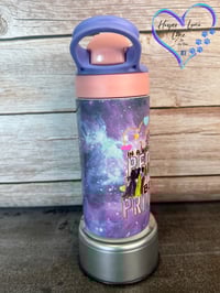 Image 7 of 12oz In a World of People be a Princess Flip Lid Children's Tumbler