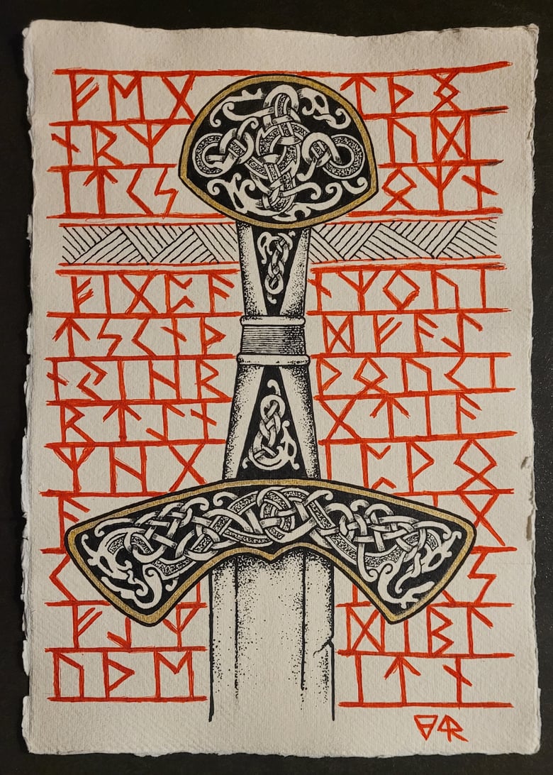 Image of Viking Sword original artwork 