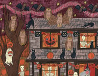 Image 3 of "Trick Or Treat House" Signed 8.5x11 Print