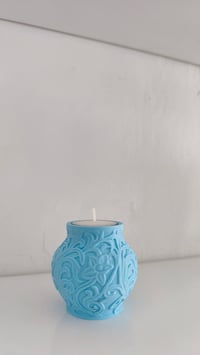 Image 2 of 3D Printed Decorative Candle or Tee Lite Holder – Modern Elegance in Every Glow!
