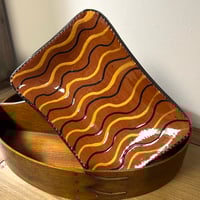 Image 3 of Redware dish ~ Antiques & Bits ~ 10" x 7"