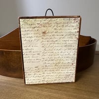 Image 3 of A Fall Fraktur ~ Antiques and Bits ~  5.5" x 4.5"