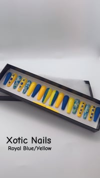 Image 1 of Yellow/ Royal Blue / Marble