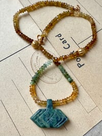 Image 1 of Collier étoilé tourmalines 