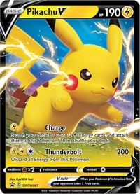 Pikachu V - SWSH061 - SWSH: Sword & Shield Promo Cards - Near Mint