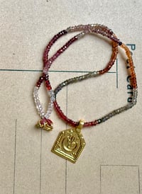 Image 1 of Collier tulsi moon spinelles 