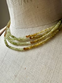 Image 3 of -25% 🩷Collier fin tourmalines vertes 