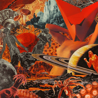 Inferno Rouge Art Print