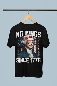 Image 4 of "Patriotic Statement Tee: No Kings Since 1776"