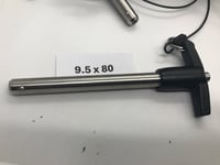 Image 1 of 9.5mm x 80mm Push Pull Pin #537