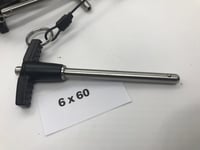 Image 1 of 6mm x 60mm Push Pull Pin #532