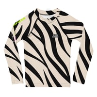 Image 2 of SVG MMA – Zebra Edition Kids Long Sleeve Rash-guard