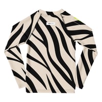 Image 3 of SVG MMA – Zebra Edition Kids Long Sleeve Rash-guard