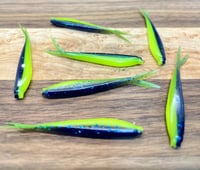 2 5/8" Split tail Skinny Minnow - Grapetreuse