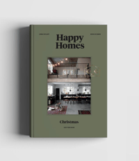 on the bookshelf - happy homes - christmas