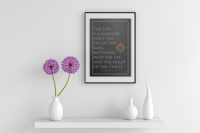 Image 2 of Ralph Waldo Emerson Quote Print: Inspire Wonder - 