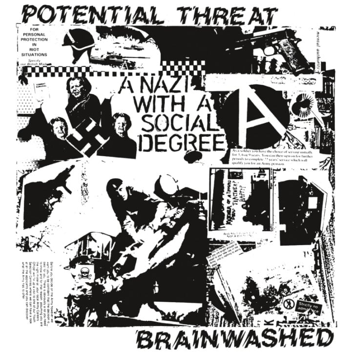 Image of Potential Threat - "Brainwashed EP" 7" (color)