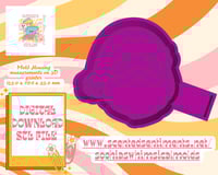 Image 2 of Groovy Santa Face Mold|Housing Mold Maker STL File for Freshies|Candle|Aroma Beads|Freshie Mold