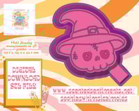 Image 2 of Skull of Halloween Mold|Housing Mold Maker STL File for Freshies|Candle|Aroma Beads|Freshie Mold