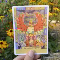 Ho-Oh Bookplate Sticker