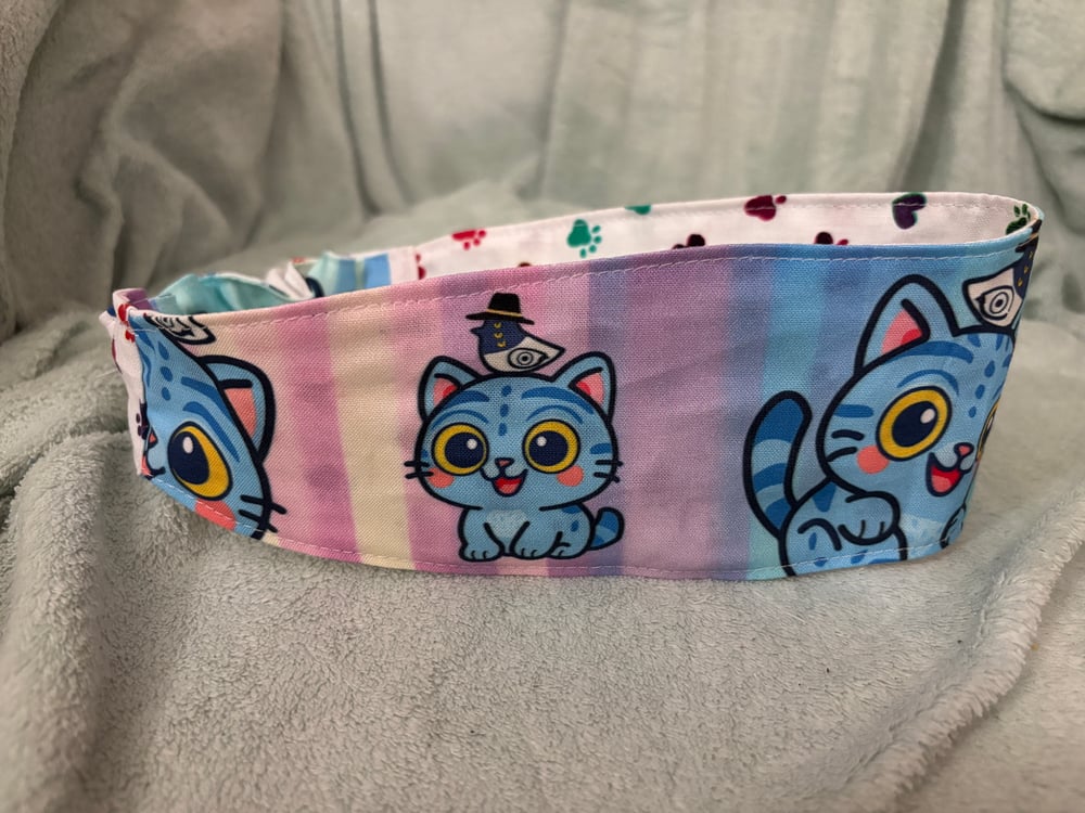 Image of Bird and Cat Reversible Headband