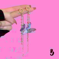 Image 5 of Butterfly Large Earrings 