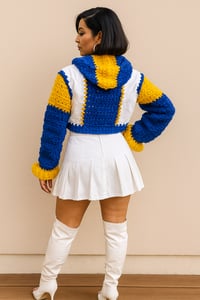 Image 2 of Cropped Novelty Jean Jacket 