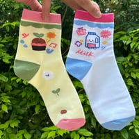 Image 3 of Milk + Sprout Socks 🥛🌱🌸✨