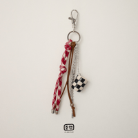 Image 3 of B&W CHECKERED CHARM 1 - Preorder