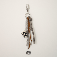 Image 4 of B&W CHECKERED CHARM 2 - Preorder