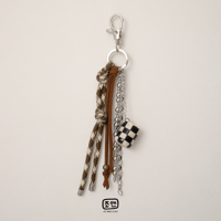 Image 3 of B&W CHECKERED CHARM 3 - Preorder