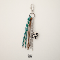 Image 2 of B&W CHECKERED CHARM 3 - Preorder